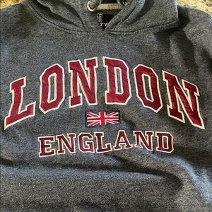 Charcoal London England Hoodie